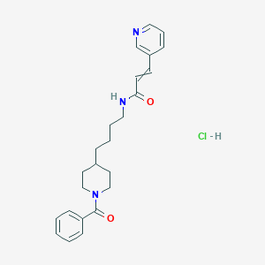 molecular formula C24H30ClN3O2 B14097051 FK866;Apo866 