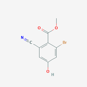 Methyl 2-bromo-6-cyano-4-hydroxybenzoate