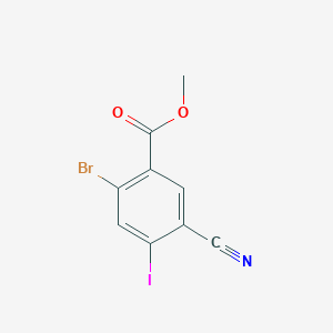 Methyl 2-bromo-5-cyano-4-iodobenzoate