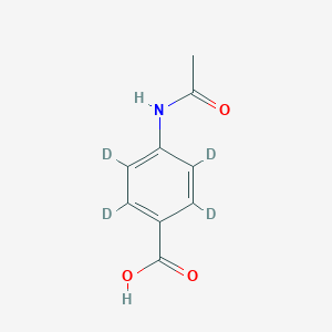 molecular formula C9H9NO3 B140975 4-Acetamido-2,3,5,6-tetradeuteriobenzoic acid CAS No. 1794786-68-7