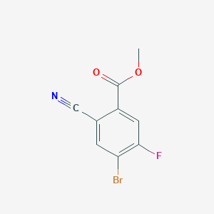 Methyl 4-bromo-2-cyano-5-fluorobenzoate