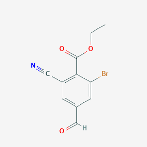 Ethyl 2-bromo-6-cyano-4-formylbenzoate