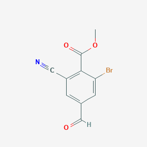 Methyl 2-bromo-6-cyano-4-formylbenzoate
