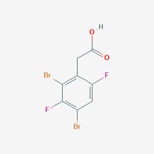 2,4-Dibromo-3,6-difluorophenylacetic acid