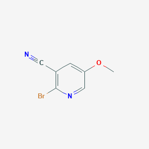molecular formula C7H5BrN2O B1409759 2-Bromo-5-methoxynicotinonitrile CAS No. 1805571-27-0