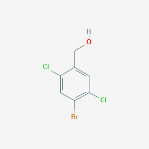 molecular formula C7H5BrCl2O B1409762 4-Bromo-2,5-dichlorobenzyl alcohol CAS No. 1805023-62-4