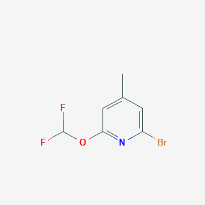2-Bromo-6-difluoromethoxy-4-methylpyridine