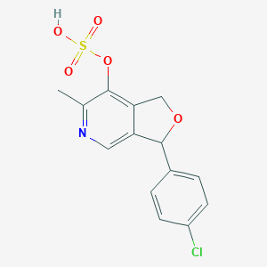 molecular formula C14H12ClNO5S B140977 Cycletanide sulfate CAS No. 140894-91-3