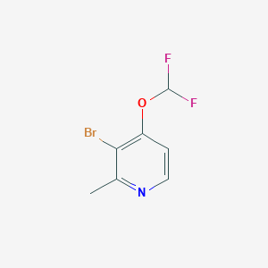 B1409775 3-Bromo-4-difluoromethoxy-2-methylpyridine CAS No. 1807193-69-6