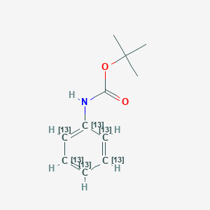 molecular formula C11H15NO2 B140980 N-(叔丁氧羰基)苯胺-13C6 CAS No. 176850-21-8