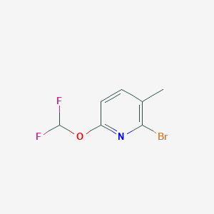 2-Bromo-6-difluoromethoxy-3-methylpyridine