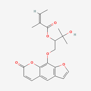 molecular formula C21H22O7 B14098405 Tomazin CAS No. 27542-14-9