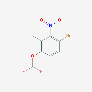 molecular formula C8H6BrF2NO3 B1409843 Aphidicolin 17-acetate 
