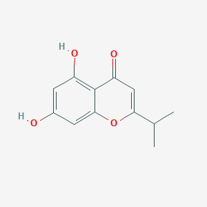 molecular formula C12H12O4 B140987 5,7-Dihydroxy-2-isopropylchromone CAS No. 96552-59-9
