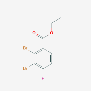 molecular formula C9H7Br2FO2 B1409874 Ethyl 2,3-dibromo-4-fluorobenzoate CAS No. 1807041-51-5