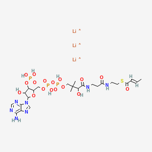 molecular formula C25H40Li3N7O17P3S B14098748 CID 77520350 