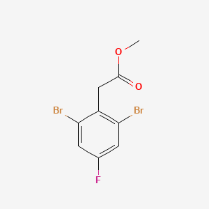 B1409892 Methyl 2,6-dibromo-4-fluorophenylacetate CAS No. 1807182-43-9