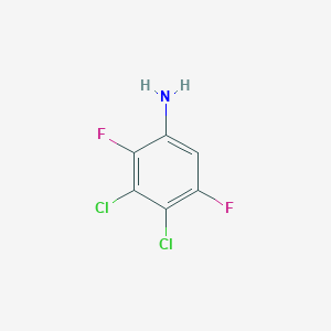 molecular formula C6H3Cl2F2N B1409910 3,4-Dichloro-2,5-difluoroaniline CAS No. 1806329-22-5