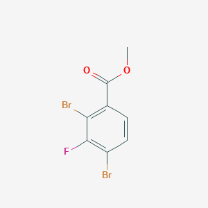 molecular formula C8H5Br2FO2 B1409925 Methyl 2,4-dibromo-3-fluorobenzoate CAS No. 1805122-91-1