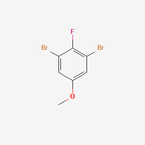 molecular formula C7H5Br2FO B1409943 3,5-Dibromo-4-fluoroanisole CAS No. 1804416-48-5
