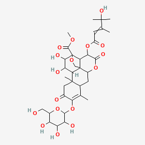 molecular formula C34H46O17 B14099515 Yadanzioside L 