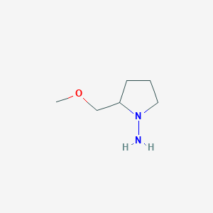 molecular formula C6H14N2O B140996 (S)-(-)-1-Amino-2-(methoxymethyl)pyrrolidine CAS No. 59983-39-0