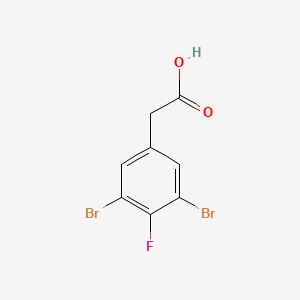 3,5-Dibromo-4-fluorophenylacetic acid