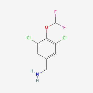 3,5-Dichloro-4-(difluoromethoxy)benzylamine
