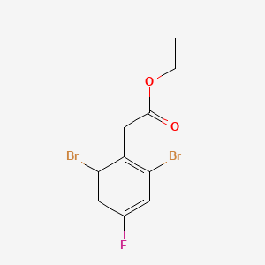 Ethyl 2,6-dibromo-4-fluorophenylacetate