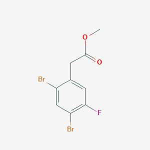 Methyl 2,4-dibromo-5-fluorophenylacetate