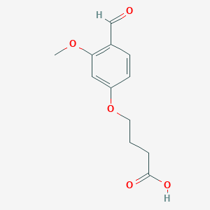 4-(4-Formyl-3-methoxyphenoxy)butanoic acid