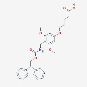 molecular formula C29H31NO7 B141002 Fmoc-Pal-Linker CAS No. 115109-65-4