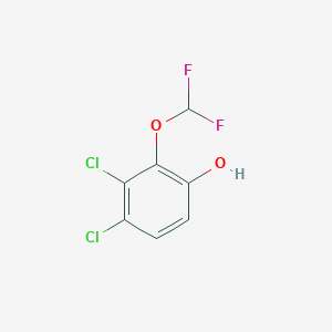B1410020 3,4-Dichloro-2-(difluoromethoxy)phenol CAS No. 1807178-31-9
