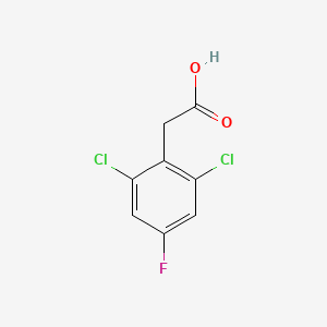 molecular formula C8H5Cl2FO2 B1410053 2,6-Dichloro-4-fluorophenylacetic acid CAS No. 1803819-44-4