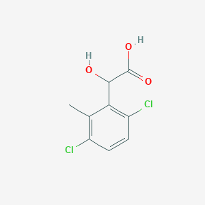 molecular formula C9H8Cl2O3 B1410067 3,6-Dichloro-2-methylmandelic acid CAS No. 1806347-63-6