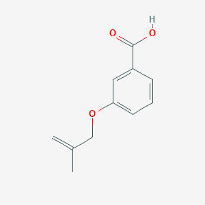 molecular formula C11H12O3 B141007 3-[(2-Methylprop-2-en-1-yl)oxy]benzoic acid CAS No. 149609-84-7