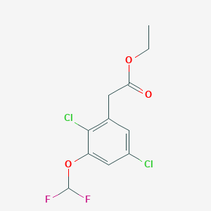 Ethyl 2,5-dichloro-3-(difluoromethoxy)phenylacetate