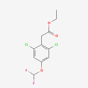 Ethyl 2,6-dichloro-4-(difluoromethoxy)phenylacetate