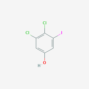 molecular formula C6H3Cl2IO B1410125 3,4-Dichloro-5-iodophenol CAS No. 1807182-53-1