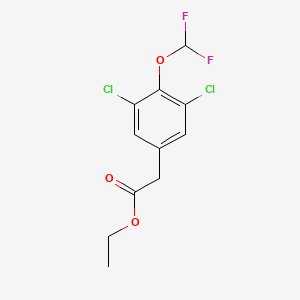 Ethyl 3,5-dichloro-4-(difluoromethoxy)phenylacetate