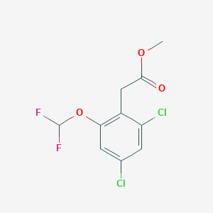 Methyl 2,4-dichloro-6-(difluoromethoxy)phenylacetate