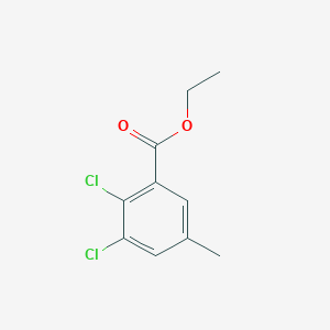 molecular formula C10H10Cl2O2 B1410141 Ethyl 2,3-dichloro-5-methylbenzoate CAS No. 1803728-96-2