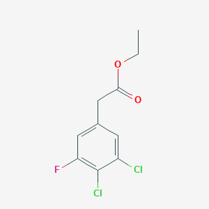 molecular formula C10H9Cl2FO2 B1410149 Ethyl 3,4-dichloro-5-fluorophenylacetate CAS No. 1803819-74-0