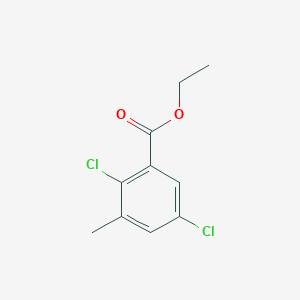 molecular formula C10H10Cl2O2 B1410150 Ethyl 2,5-dichloro-3-methylbenzoate CAS No. 1806346-80-4