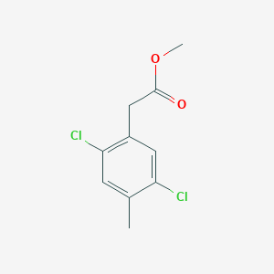 molecular formula C10H10Cl2O2 B1410151 Methyl 2,5-dichloro-4-methylphenylacetate CAS No. 1803836-89-6