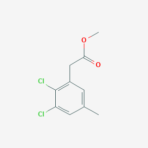 molecular formula C10H10Cl2O2 B1410161 Methyl 2,3-dichloro-5-methylphenylacetate CAS No. 1806274-95-2