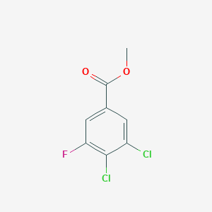 molecular formula C8H5Cl2FO2 B1410171 Methyl 3,4-dichloro-5-fluorobenzoate CAS No. 1806302-39-5