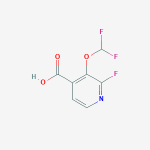 3-Difluoromethoxy-2-fluoroisonicotinic acid