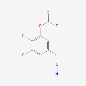 3,4-Dichloro-5-(difluoromethoxy)phenylacetonitrile