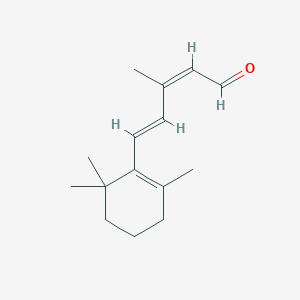 molecular formula C15H22O B141019 (7E,9Z)-beta-Ionylidene acetaldehyde CAS No. 54226-17-4